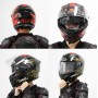 Soman SM-960 Motorcycle Electromobile Full Face Helmet Double Lens Protective Helmet(Silver with Silver Lens)