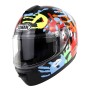 SOMAN Outdoor Motorcycle Electric Car Riding Helmet, Size: S, 55-56cm (Palm Flower)