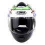 SOMAN Outdoor Motorcycle Electric Car Riding Helmet, Size: S, 55-56cm (Snowman)