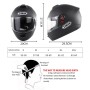 SOMAN Outdoor Motorcycle Electric Car Riding Helmet, Size: M, 57-58cm (Palm Flower)