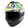 SOMAN Outdoor Motorcycle Electric Car Riding Helmet, Size: M, 57-58cm (Turtle Flower)