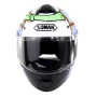 SOMAN Outdoor Motorcycle Electric Car Riding Helmet, Size: M, 57-58cm  (Snowman)
