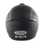 SOMAN Outdoor Motorcycle Electric Car Riding Helmet, Size: M, 57-58cm (Matte Black)