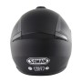 SOMAN Outdoor Motorcycle Electric Car Riding Helmet, Size: XXL, 63-64cm (Matte Black)
