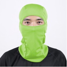 Motorcycle Balaclava Full Face Mask Warmer Windproof Breathable Airsoft Paintball Cycling Ski Shield Men Sun Hats Helmet(Green)