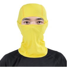Motorcycle Balaclava Full Face Mask Warmer Windproof Breathable Airsoft Paintball Cycling Ski Shield Men Sun Hats Helmet(Yellow)