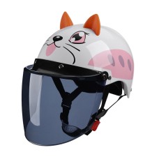 BYB X-866 Взрослый электрический мотоцикл-шлем Мужчины и женщины универсальная каска, спецификация: Цвет чая Длинный объектив (лето белый)