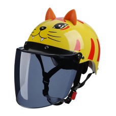 BYB X-866 Взрослый электрический мотоцикл-шлем Мужчины и женщины универсальная каска, спецификация: Цвет чая Длинная линза (летнее желтое)