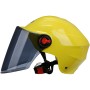 BYB 207 Мужчины и женщины Электрический мотоцикл для взрослых шлема Универсальная каскака, спецификация: Цвет чая длинная линза (желтый)