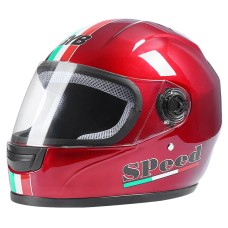 BYB 858 Мотоцикл Мужчины и женщины Универсальный анти-богопроводный шлем, спецификация: прозрачная линза (красный)