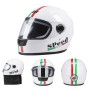 BYB 858 Motorcycle Men And Women Universal Anti-Fog Keep Warm Helmet, Specification: Transparent Lens(White)