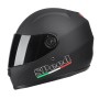 BYB 858A Motorcycle Full-Handed Keep Warm Anti-Fog Helmet, Specification: Tea Color Lens(Matt Black)
