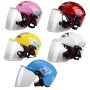 BYB X-201 Children Cartoon Helmet Electric Car Protective Cap, Specification: Transparent Lens(Pink Bubble Crab)