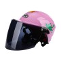BYB X-2011 Детский мультипликационный шлем Электромобильный защитный крышка, спецификация: Цвета чая (розовый пузырьковый краб)