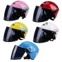 BYB X-201 Children Cartoon Helmet Electric Car Protective Cap, Specification: Tea Color Lens(Pink Bubble Crab)