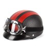 BSDDP A0318 PUL -шлем с очками, размер: один размер (черный красный)