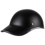 BSDDP A0344 Мотоциклетный шлем Riding Cap Winter Half Helme Baseball Baseball (Dumb Black)