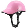 BSDDP A0344 Мотоциклетный шлем для верховой езды зимний половинный шлем взрослый бейсбол (розовый)