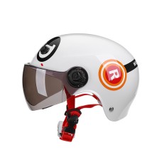 Niumai NM837 Дети Легкая верховая защитная шляпа Электрический велосипедный шлем с цветом чая (белый)