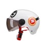 Niumai NM837 Дети Легкая верховая защитная шляпа Электрический велосипедный шлем с цветом чая (белый)