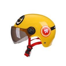Niumai NM837 Дети легкая верховая защитная шляпа с электрическим велосипедным шлемом с цветом чая (желтый)