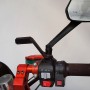 Мотоцикл задний вид зеркального алюминиевого сплавного кронштейна (оранжевый)
