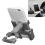 Motorcycle Handlebar Aluminum Alloy Phone Bracket, Suitable for 60-100mm Device(Grey)