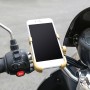 Телефон-кронштейн с сплавным сплавом на мотоцикле, подходящий для устройства 60-100 мм (серый)