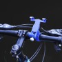 360-градусный вращающийся кронштейн с сплава алюминиевого сплава для велосипеда, подходящий для устройства 50-100 мм (золото)