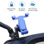 360 Degree Rotatable Aluminum Alloy Phone Bracket for Electric Car / Motorcycle, Suitable for 50-100mm Device(Blue)