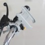 Motorcycle Aluminium Alloy Pressure Casting Mobile Phone Holder Bracket, Handlebar Version(Silver)