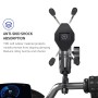 ZH-1558A1 Motorcycle Handlebar X-shape Aluminum Alloy Phone Holder