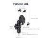 ZH-1558D1 Motorcycle M10 Ball Joint X-shape Aluminum Alloy Phone Holder