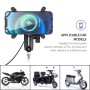 ZH-1558C2 Motorcycle M8 Ball Joint X-shape Aluminum Alloy Qi Wireless Charging Phone Holder