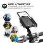 ZH-19414A1 Motorcycle Handlebar Qi USB Wireless Charging Phone Holder