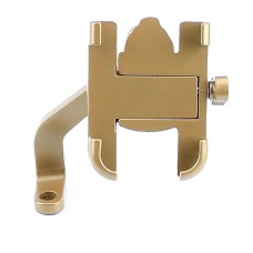 Floveme YXF221518 Metal 360 Degree Rotating Mobile Phone Holder Bracket For Motorcycle(Gold)