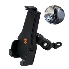 WUPP CS-1287A1 Motorcycle Bike Triangle Fixed Mobile Phone Holder(Black)