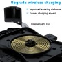 WUPP CS-1288A1 Wireless Charging + Wired Charging One-button Retractable Mobile Phone Stand(Black)