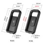 M18L-A1 Motorcycle / Bicycle Handlebar Wireless Charging Waterproof Box Mobile Phone Holder