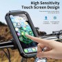 M18L-A1 Motorcycle / Bicycle Handlebar Wireless Charging Waterproof Box Mobile Phone Holder