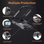 M18L-A2 Motorcycle / Bicycle Rearview Mirror Wireless Charging Waterproof Box Mobile Phone Holder