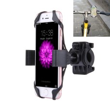 360 Degree Rotation Bicycle Phone Holder with Flexible Stretching Clip for iPhone 7 & 7 Plus / iPhone 6 & 6 Plus / iPhone 5 & 5C & 5s(Black)