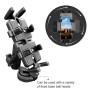 Universal Strip Shaped Ball Head Motorcycle U-shaped Bolt Handlebar Multi-function Mobile Phone Holder, Suitable for Mobile Phone Width: 5.5-9.5cm  