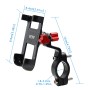 WUPP CS-896A1 Multi-function Motorcycle Aluminum Alloy Mobile Phone Holder(Black)