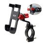 WUPP CS-896A1 Multi-function Motorcycle Aluminum Alloy Mobile Phone Holder(Black)