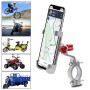 WUPP CS-896A1 Multi-function Motorcycle Aluminum Alloy Mobile Phone Holder(Silver)