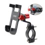 WUPP CS-896A1 Multi-function Motorcycle Aluminum Alloy Mobile Phone Holder(Steel Color)