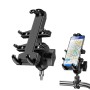 M10 Bolt Ball-Head Motorcycle Multi-function Eight-jaw Aluminum Phone Navigation Holder Bracket