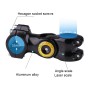 Мотоцикл велосипедный рулевой рулевой аппарат Адаптер камеры (черный)