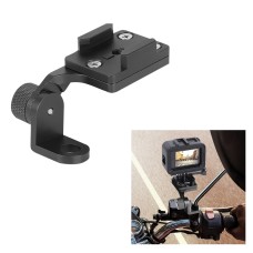 RUIGPRO Motorcycle Handlebar Alloy Phone Bracket for GoPro HERO9 Black / HERO8 Black /7 /6 /5, Insta360 One R, DJI Osmo Action, Xiaoyi Sport Cameras(Black)